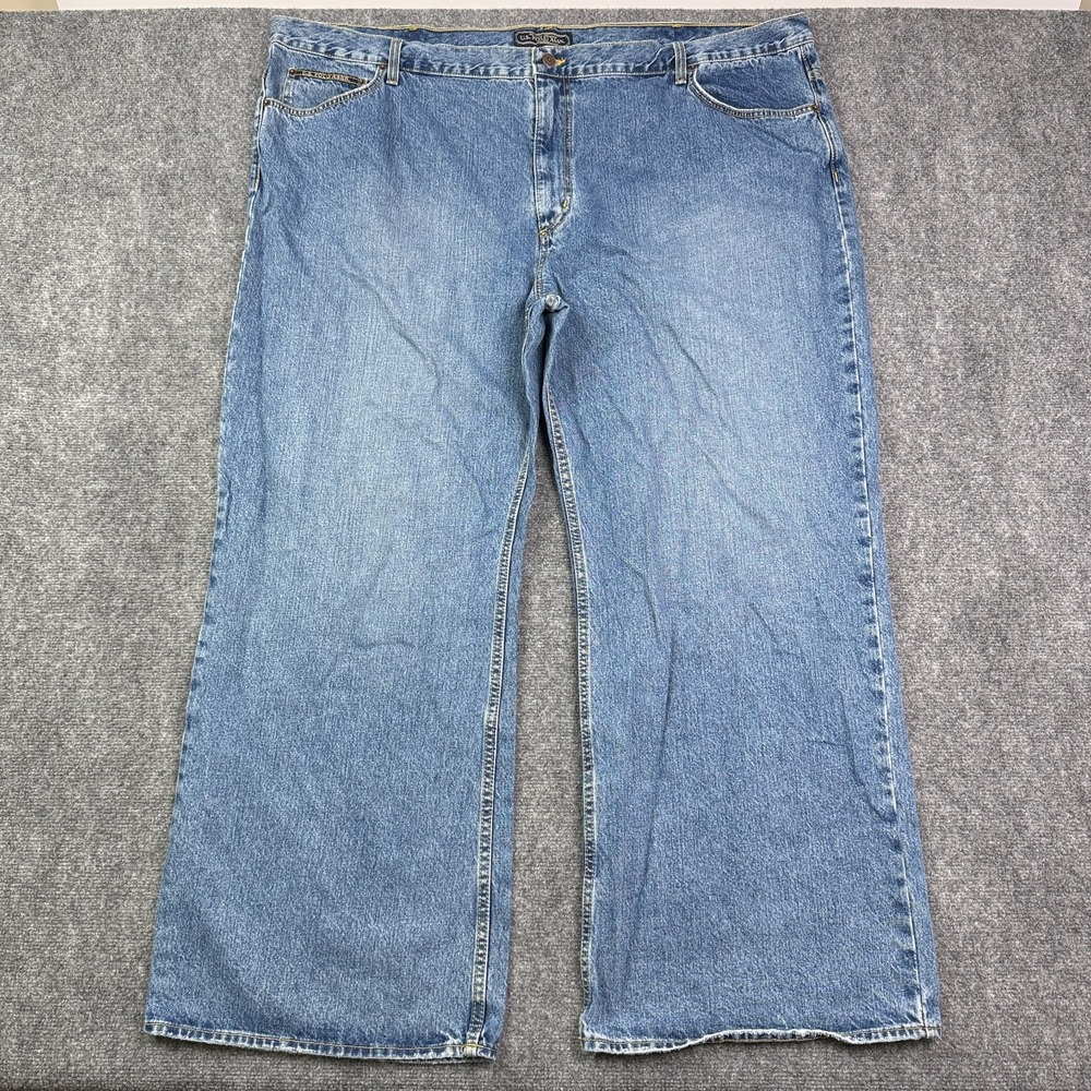 U.S. Polo Assn. Men's Relaxed Fit Light Blue Jeans